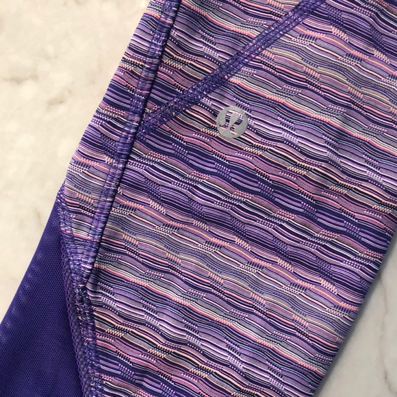 Lululemon Athletica Purple Striped 